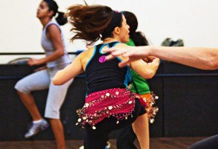 Let your hair fly during Zumba Fitness classes.