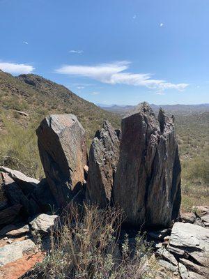 Arizona desert trail.