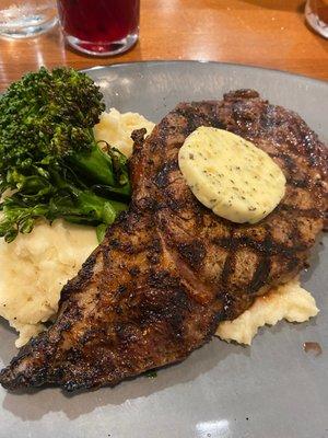 Steak and potatoes