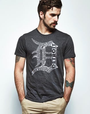 Our modern take on the classic "D" t-shirt.