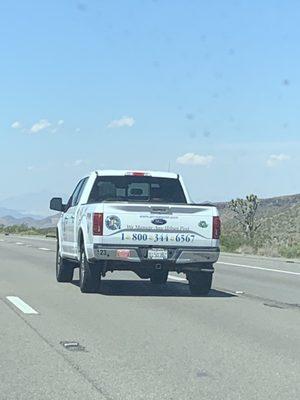 Reckless driver in Baker, CA