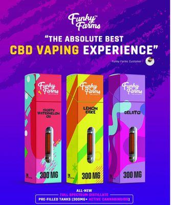 30mg CBD Vape tanks with amazing flavors!