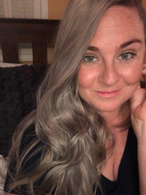 Silver hair on point!