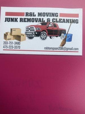 R&L Moving Junk  Removal and Cleaning