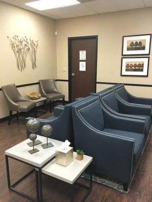 Plenty of comfortable seating while you visit us!