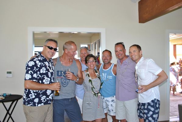 My wonderful friends - love these men!