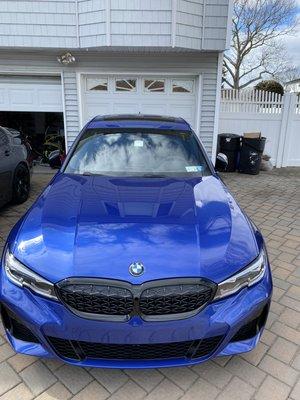 Bmw m340i in for exterior and interior wash as well as ceramic coating