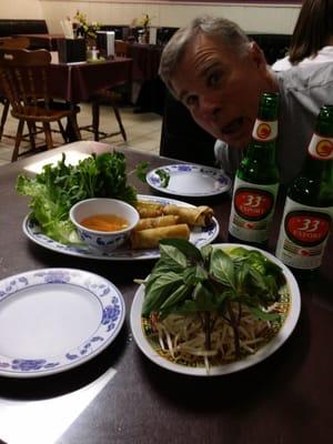 Photo bombed by the best with the best Pho.