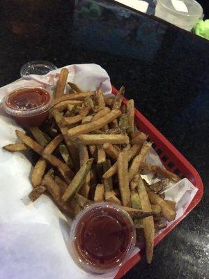 Fresh cut fries. Perfectly cooked and quite addictive