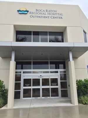 Entrance to Outpatient and Imaging.