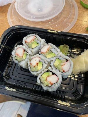 California sushi rolls