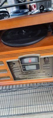 Vintage record player