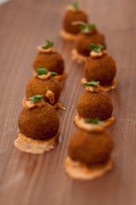 Summer Corn and Smoked Mozzarella Arancini