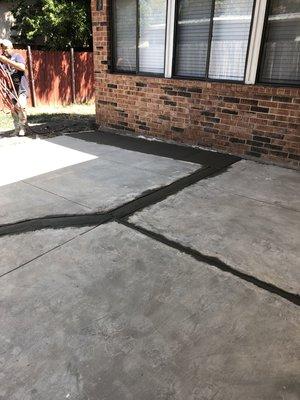 Concrete repaired