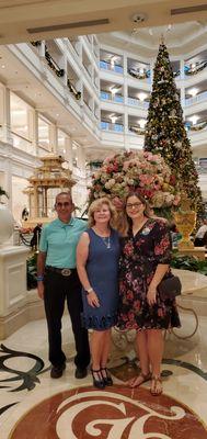 Dr. Lieb with his wife Gail and daughter-in-law at the Granf Floridian result!