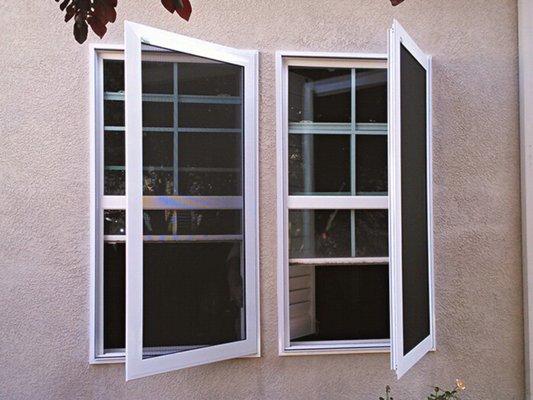 Stainless steel mesh security window screens help keep your windows secure, keeping bugs and intruders out!