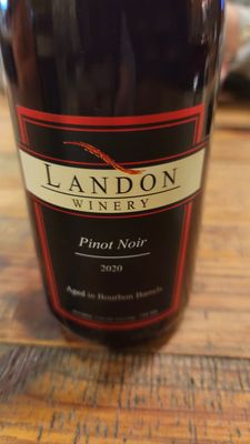 Bottle of Pinot Nior.