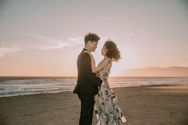 venice beach sunset