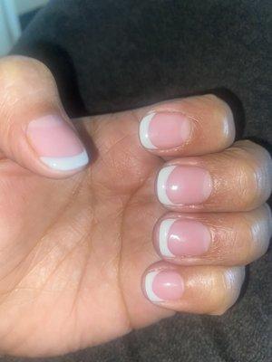 French tip gel manicure done by Linda :)