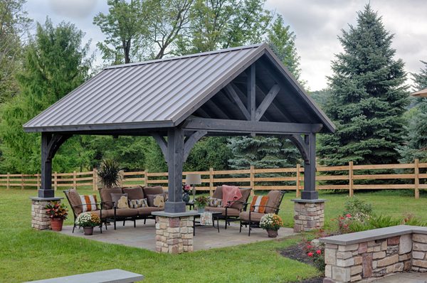 We design and build custom Pavilions, Gazebos, Pergolas & more!