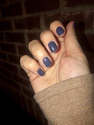 OPI gel manicure - Less is Norse