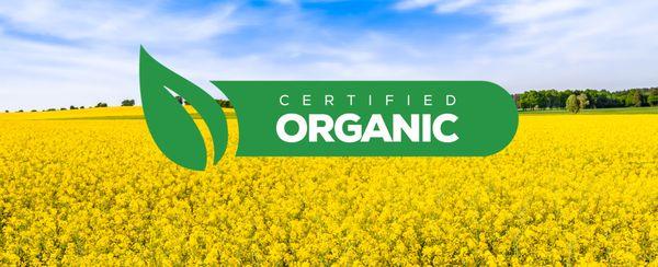 Certified Organic Products Available