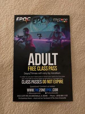 EPOC FITNESS CLASSES- Highly recommend!!