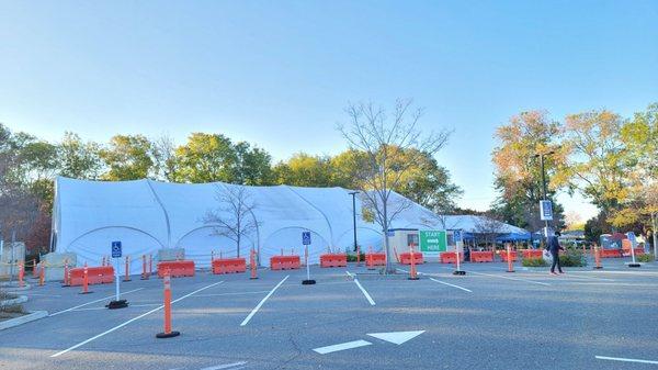 Temporary/Permanent tent for Covid® vaccinations