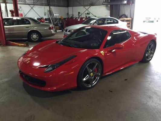 We can get tires for all makes and models including high end cars like Ferrari