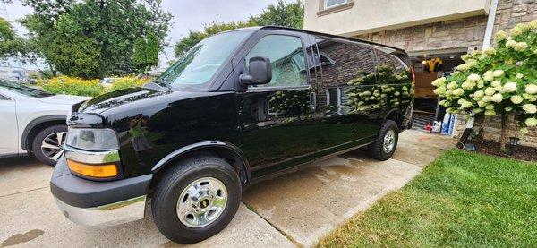 Fully buffed Chevy Cargo  Van