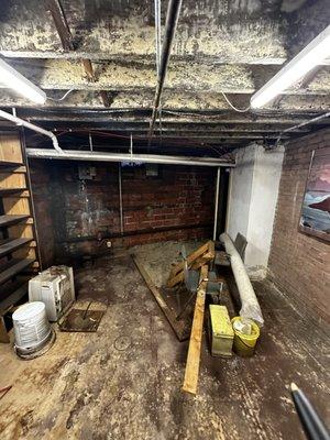 Nasty mold job in historic downtown Cleveland building