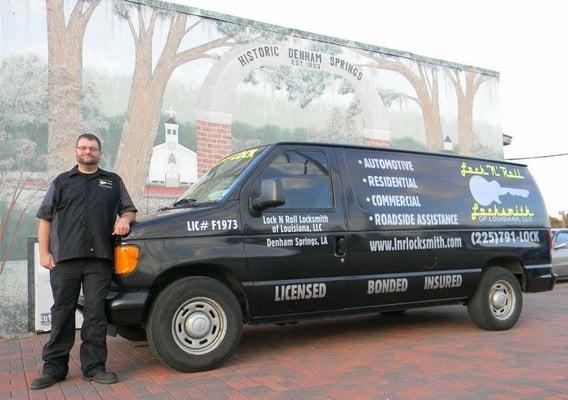 Owner/Operator with service van.