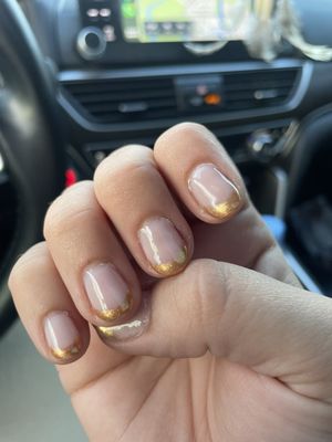 Gel polish manicure