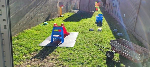 Outdoor play area