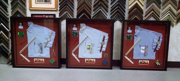 Shadowbox Framing - A Father's Memorabilia