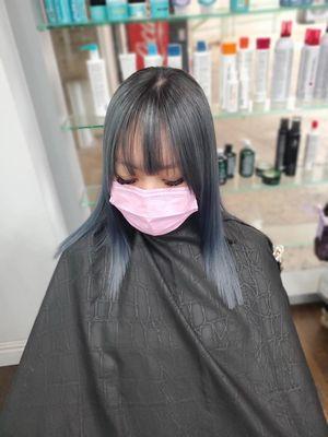 Toner, Cut, & K18 Hair Mask by Stylist Tiara