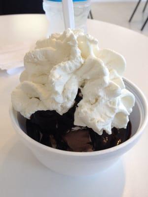 Hot fudge sundae