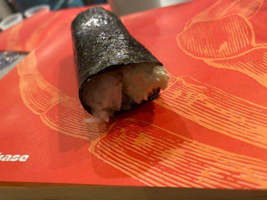 Crab handroll