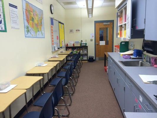 Inside a reading center