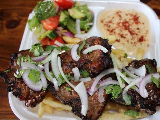 Lamb Kabob Plate