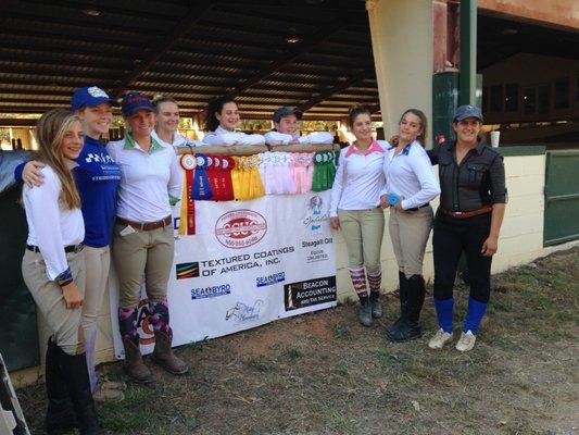 IEA Bay County Equestrian Team showing in Alpharetta, GA