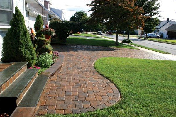 Paver walkway & driveway