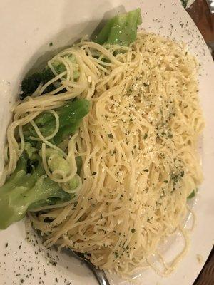 angel hair broccoli aioli