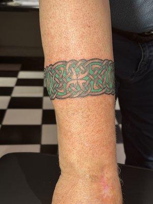 Celtic band tattoo