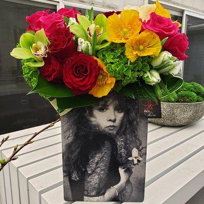 Stevie Nicks T-Shirt Vase- Custom Order