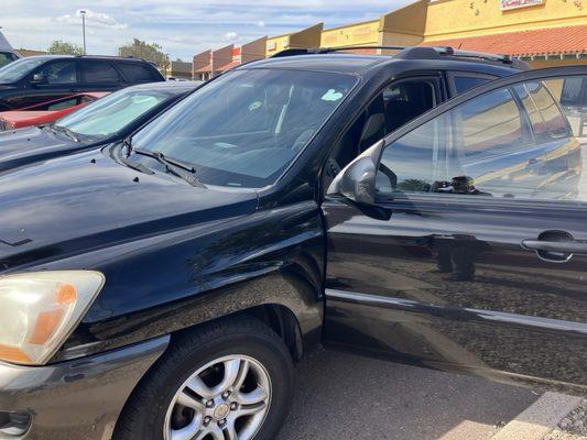 My Kia Sportage parked at the Transmission Center in Mesa AZ