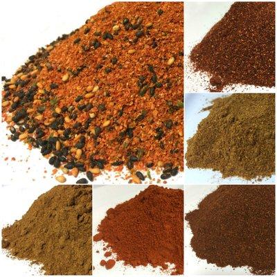 Chili powders made from 100% ground peppers (no fillers) and specialty blends. Order online at SpiceSpecialist.com