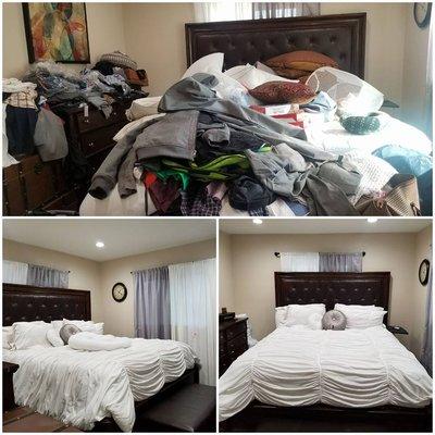 Bedroom BEFORE & AFTER