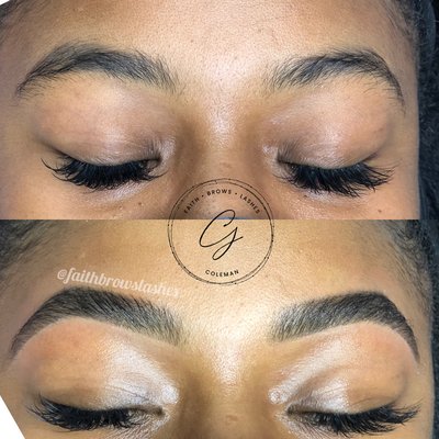 Faith, Brows, Lashes By G.Coleman