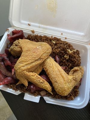 Pork Fried Rice wings Boneless Spareribs